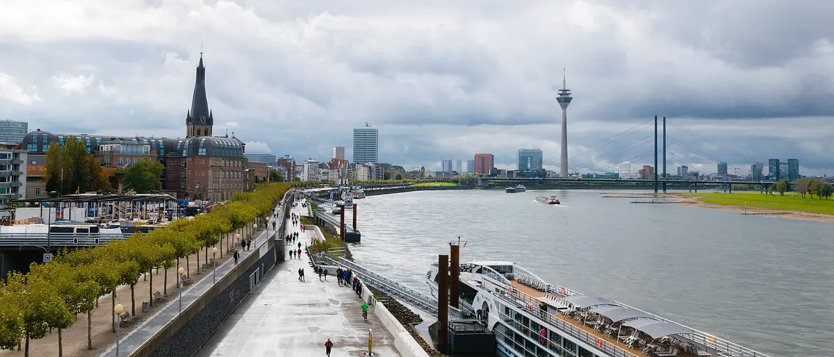 Stadtansicht von Düsseldorf