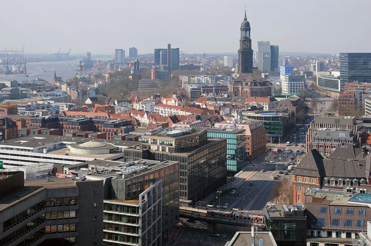 Stadtansicht von Hamburg