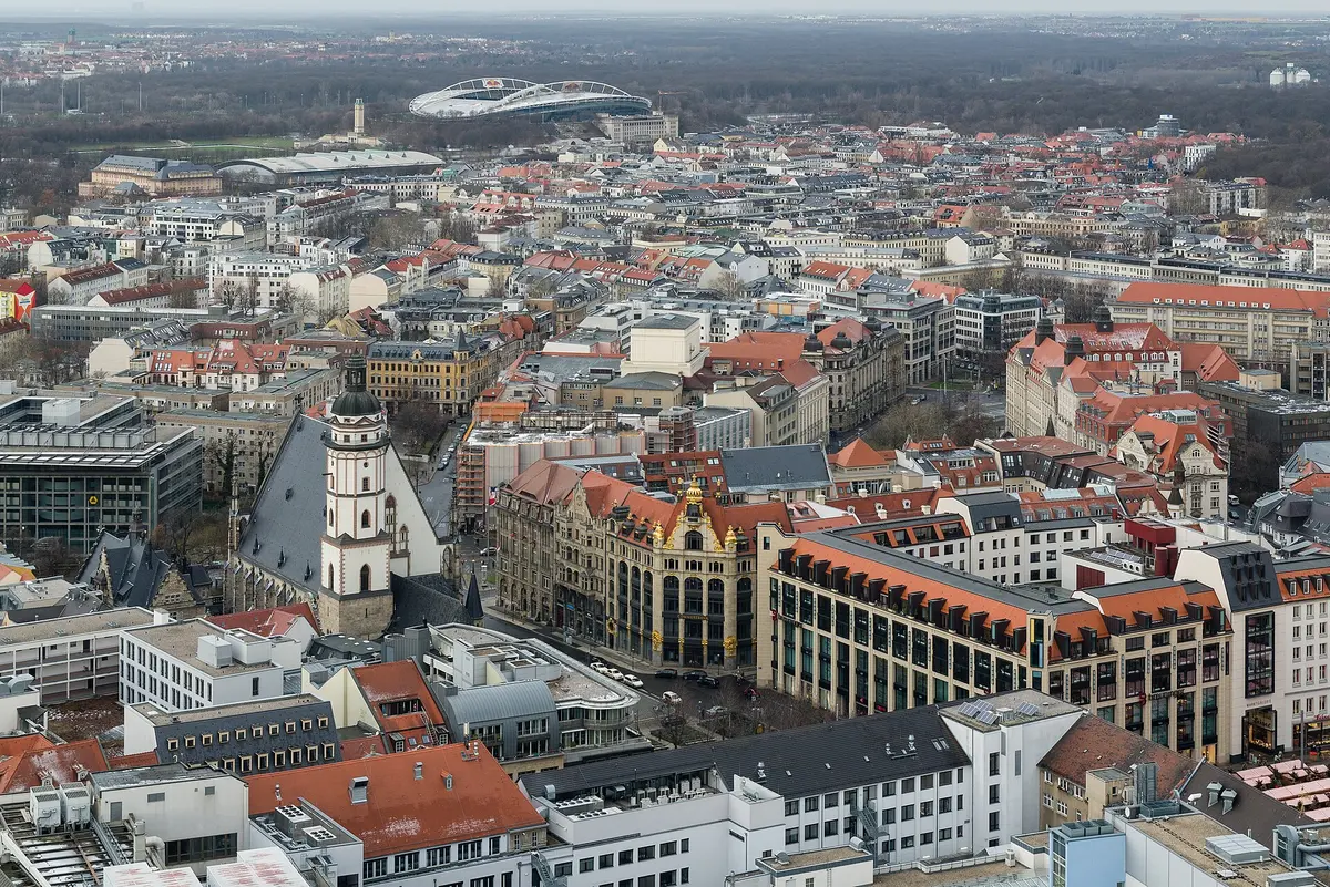 Stadtansicht von Leipzig