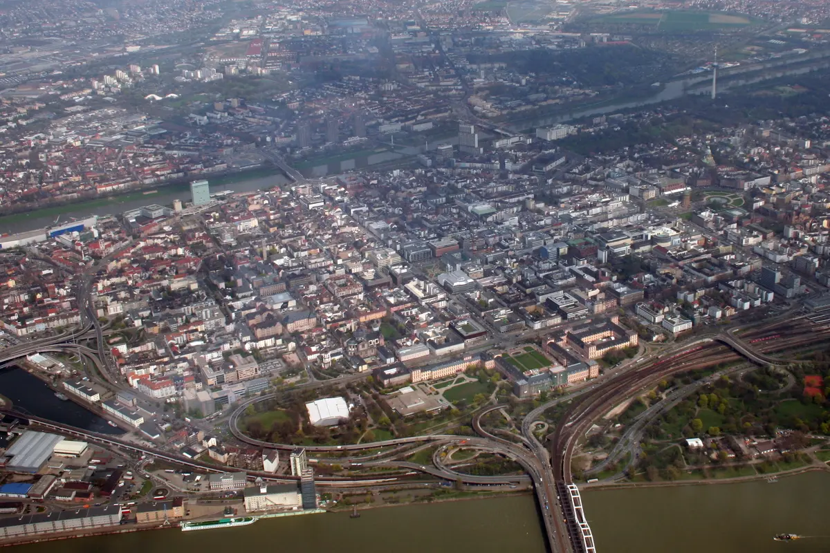 Stadtansicht von Mannheim